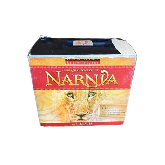 Chronicles of Narnia Focus on the Family Radio Theatre 19 CD Box Set CS Lewis